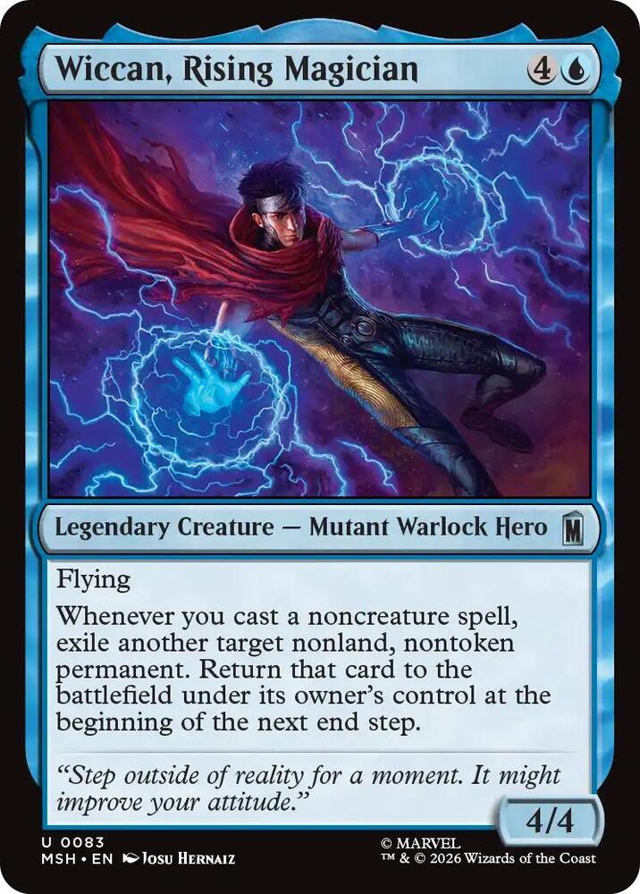Wiccan, Rising Magician 83 (Marvel Super Heroes)  - Foil | Good Games Cannington