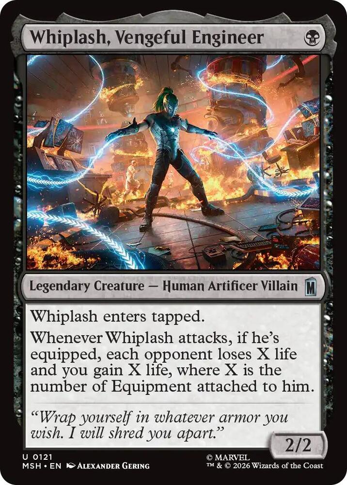 Whiplash, Vengeful Engineer 121 (Marvel Super Heroes)  | Good Games Cannington