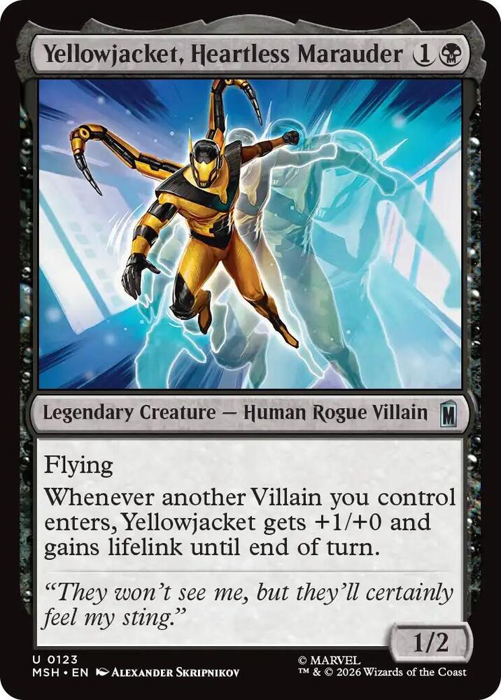 Yellowjacket, Heartless Marauder 123 (Marvel Super Heroes)  | Good Games Cannington