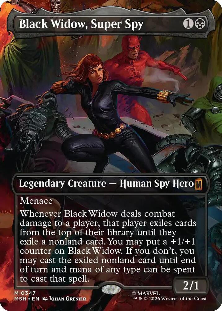 Black Widow, Super Spy 347 (Marvel Super Heroes)  - Borderless | Good Games Cannington