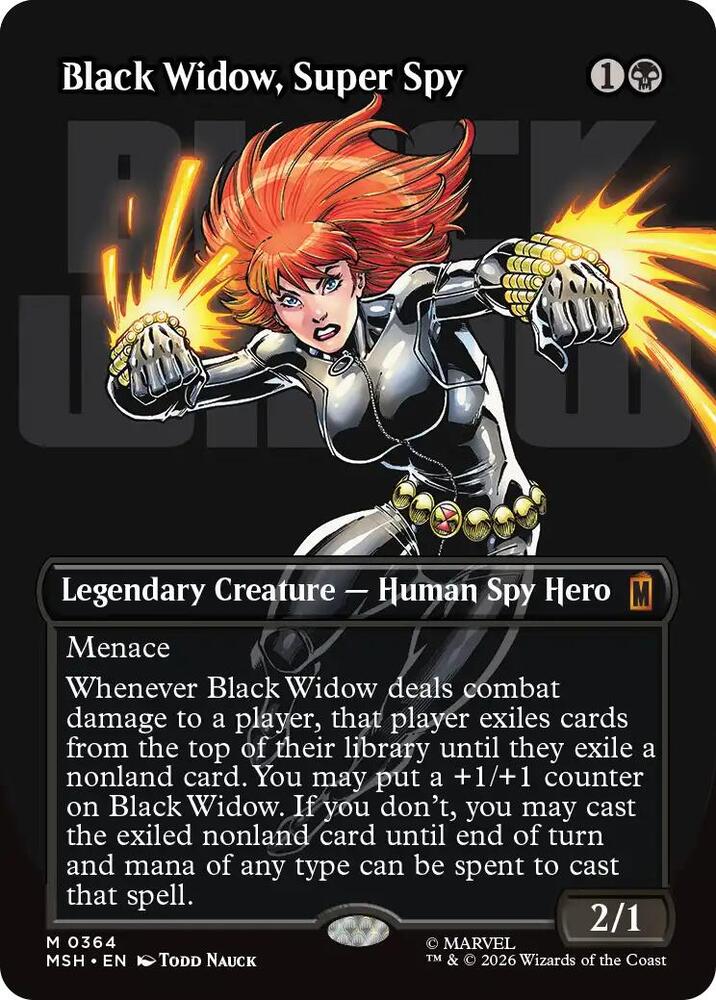 Black Widow, Super Spy 364 (Marvel Super Heroes)  - Borderless | Good Games Cannington