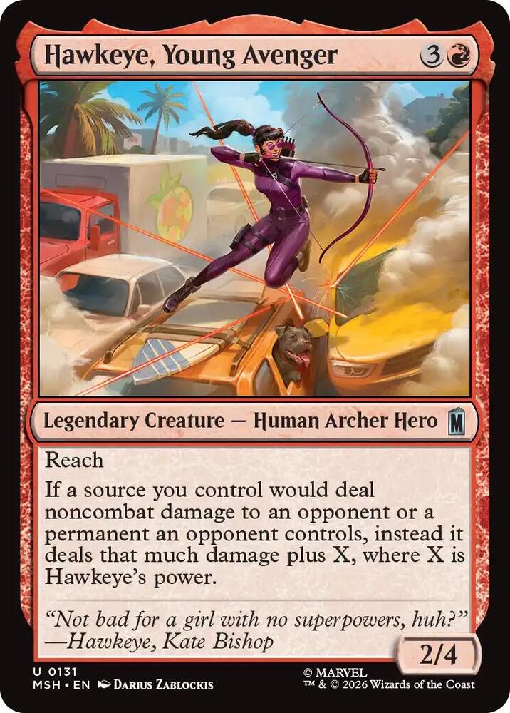 Hawkeye, Young Avenger 131 (Marvel Super Heroes)  - Foil | Good Games Cannington
