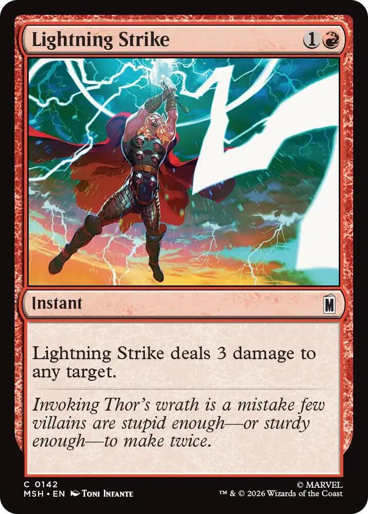 Lightning Strike 142 (Marvel Super Heroes)  | Good Games Cannington