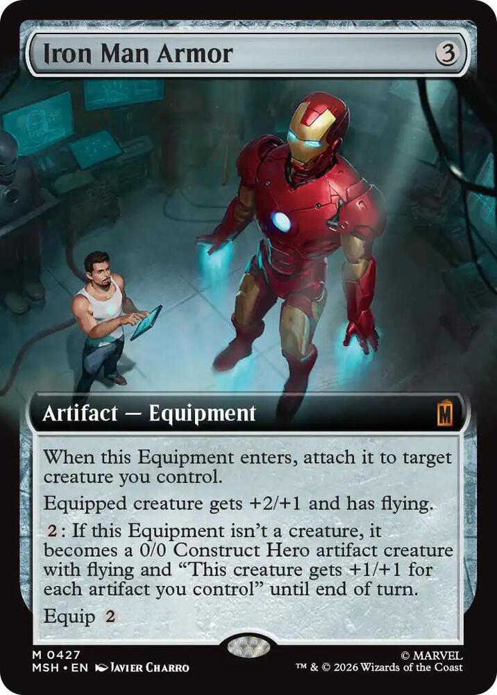 Iron Man Armor 427 (Marvel Super Heroes)  - Extended Art Foil | Good Games Cannington