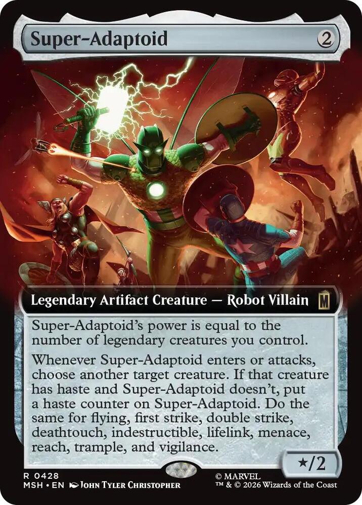 Super-Adaptoid 428 (Marvel Super Heroes)  - Extended Art | Good Games Cannington