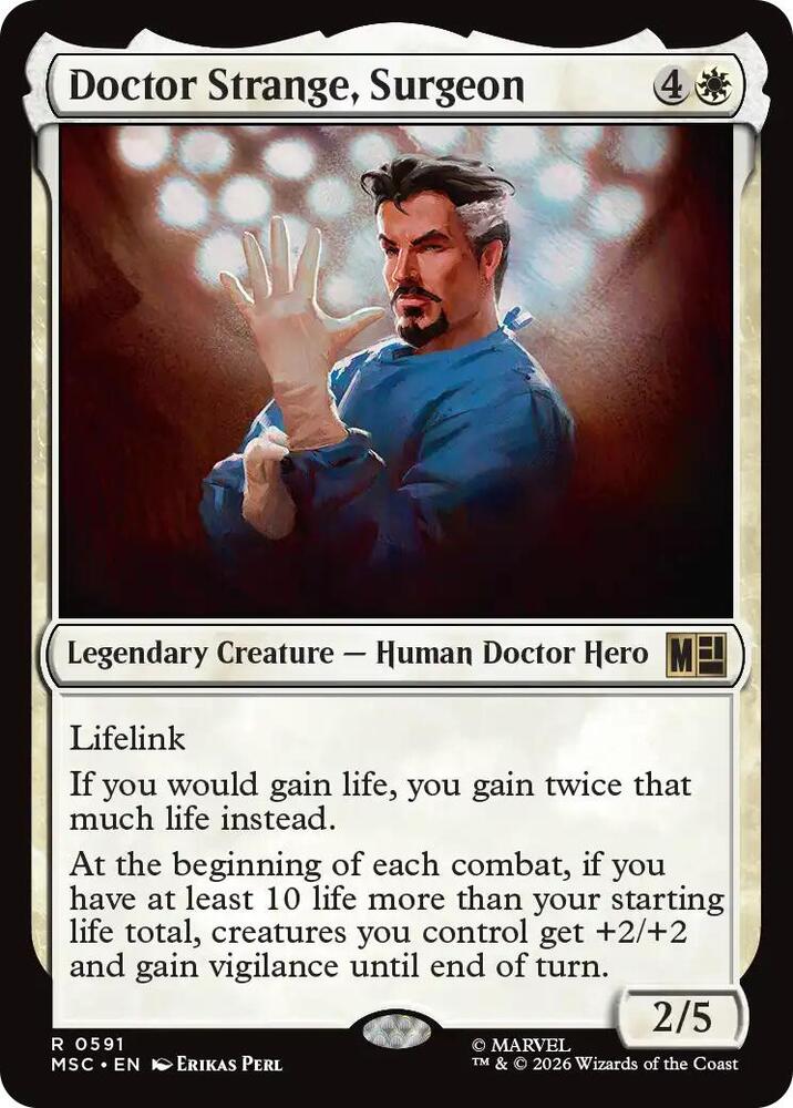 Doctor Strange, Surgeon 591 (Commander: Marvel Super Heroes)  - Foil | Good Games Cannington