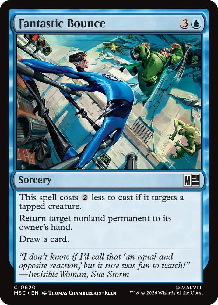 Fantastic Bounce 620 (Commander: Marvel Super Heroes)  - Foil | Good Games Cannington