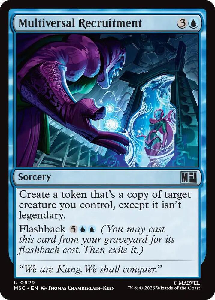Multiversal Recruitment 629 (Commander: Marvel Super Heroes)  - Foil | Good Games Cannington