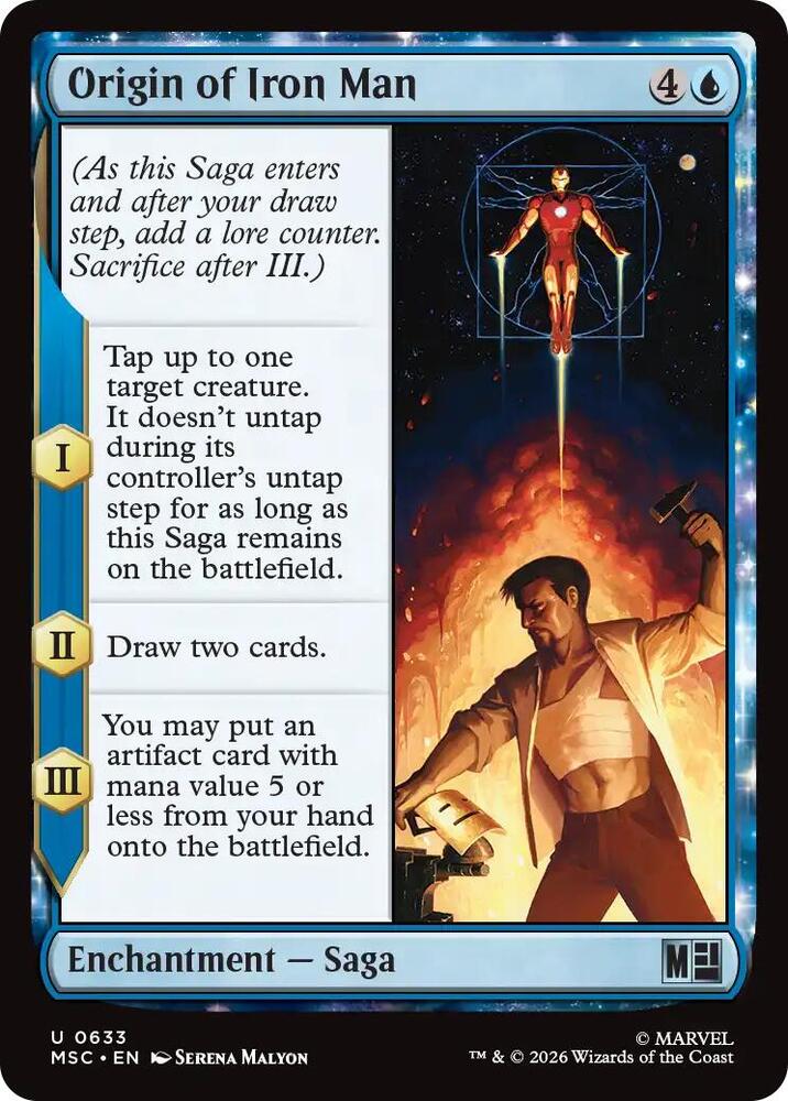 Origin of Iron Man 633 (Commander: Marvel Super Heroes)  - Foil | Good Games Cannington