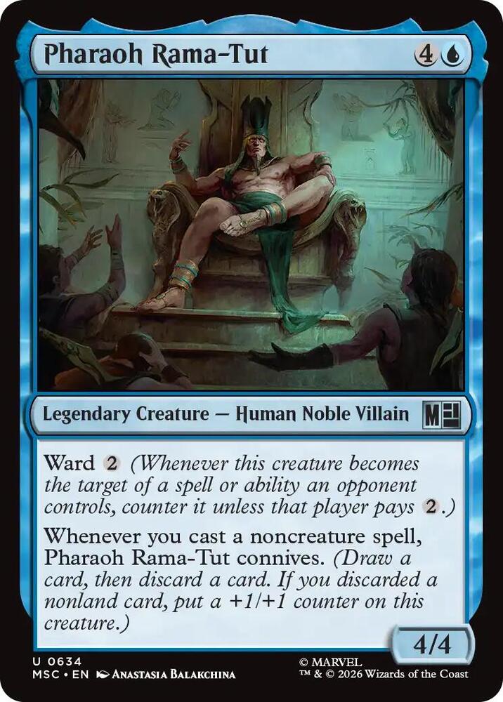 Pharaoh Rama-Tut 634 (Commander: Marvel Super Heroes)  - Foil | Good Games Cannington