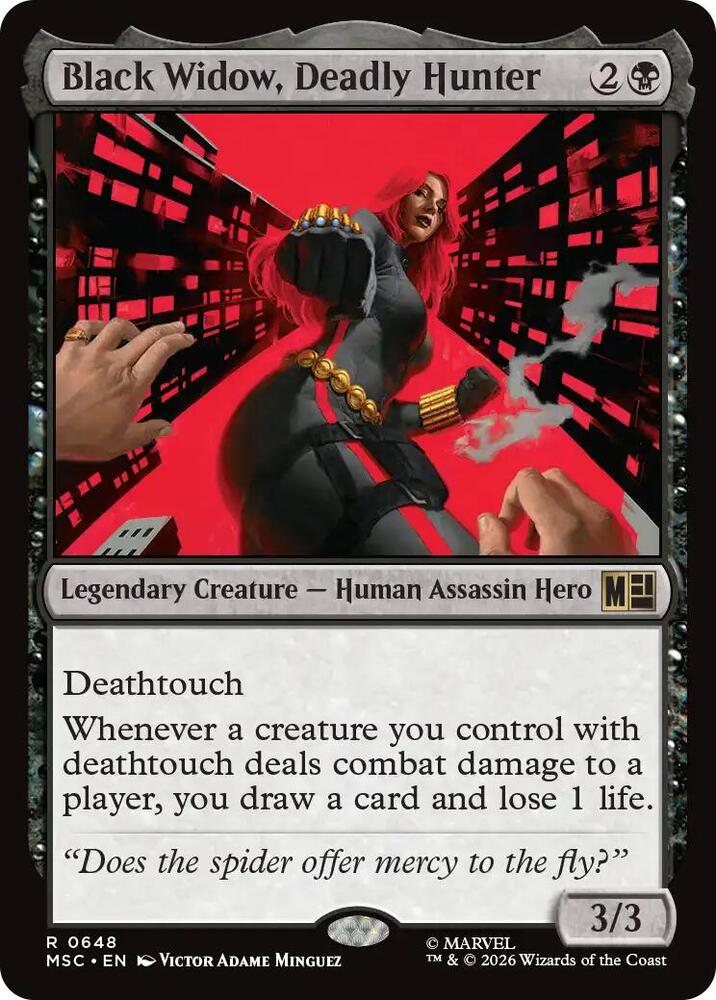 Black Widow, Deadly Hunter 648 (Commander: Marvel Super Heroes)  | Good Games Cannington