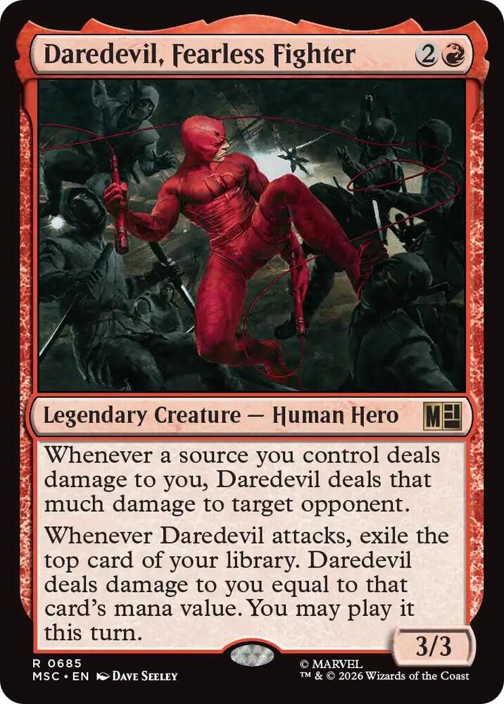 Daredevil, Fearless Fighter 685 (Commander: Marvel Super Heroes)  | Good Games Cannington