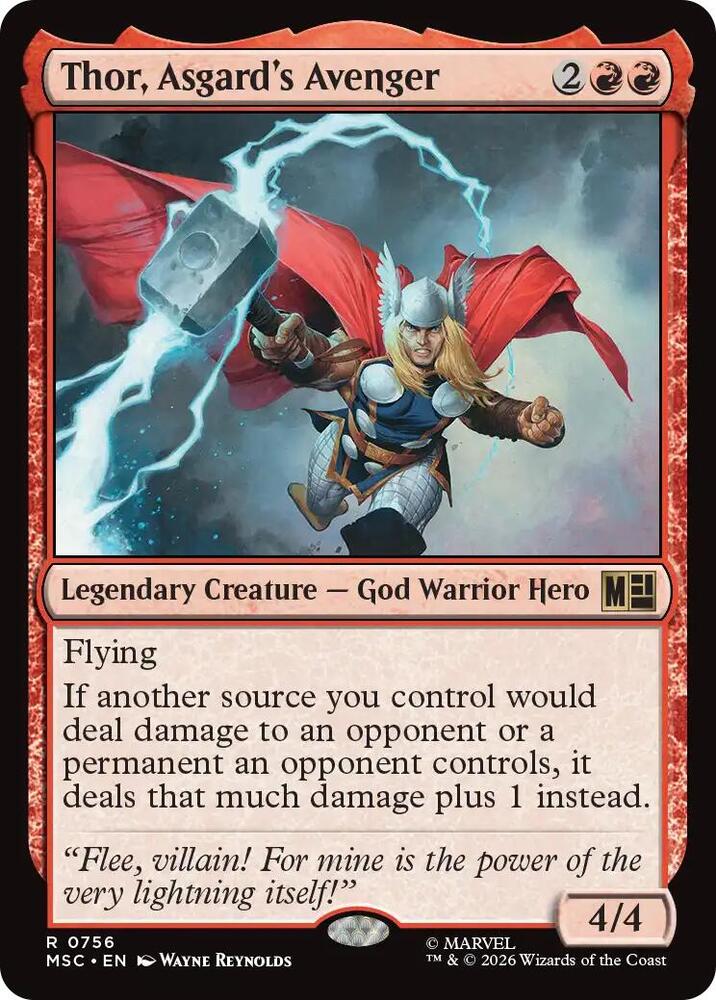 Thor, Asgard's Avenger 756 (Commander: Marvel Super Heroes)  | Good Games Cannington