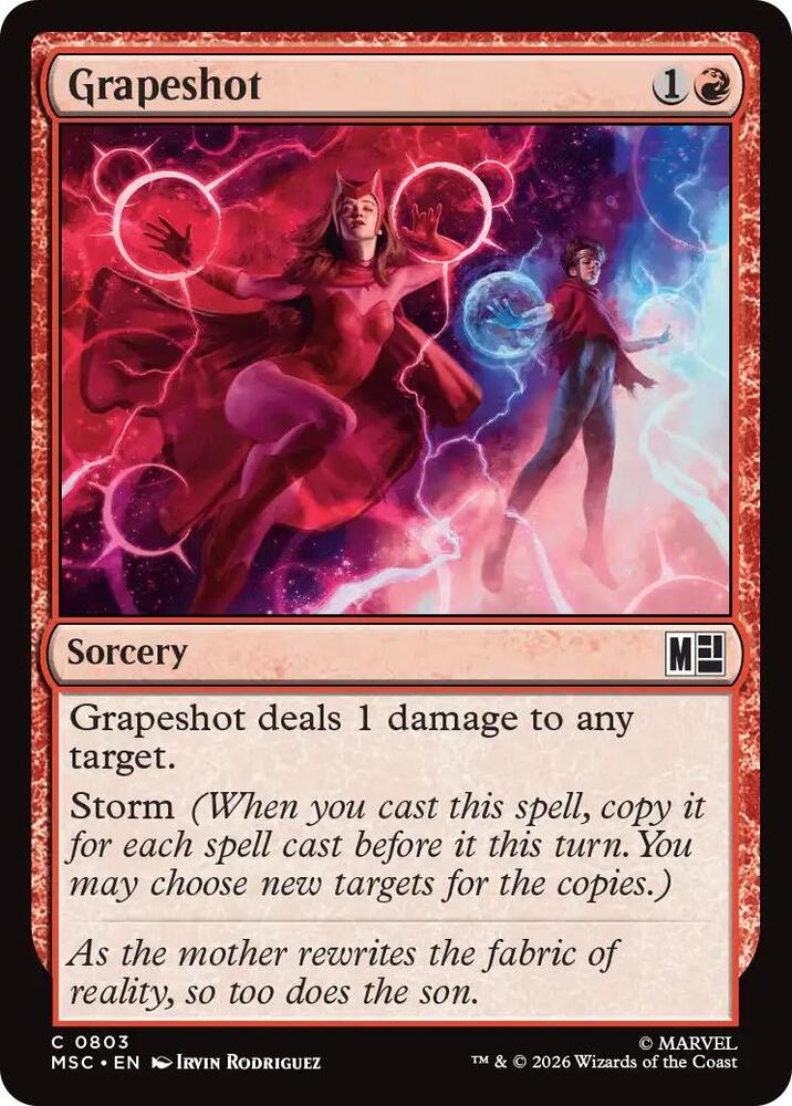 Grapeshot 803 (Commander: Marvel Super Heroes)  - Foil | Good Games Cannington