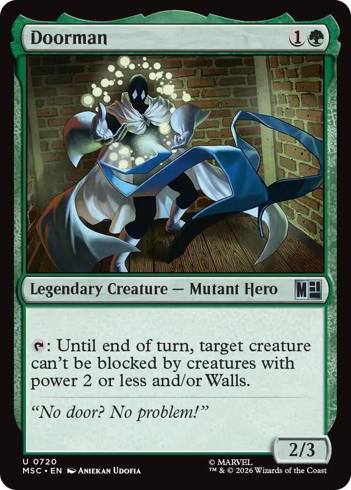 Doorman 720 (Commander: Marvel Super Heroes)  - Foil | Good Games Cannington