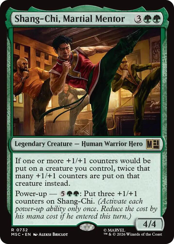 Shang-Chi, Martial Mentor 732 (Commander: Marvel Super Heroes)  - Foil | Good Games Cannington