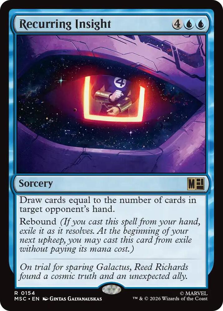 Recurring Insight 154 (Commander: Marvel Super Heroes)  | Good Games Cannington