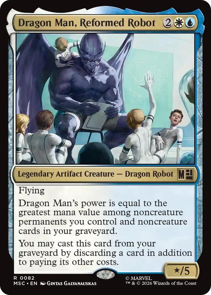 Dragon Man, Reformed Robot 82 (Commander: Marvel Super Heroes)  | Good Games Cannington
