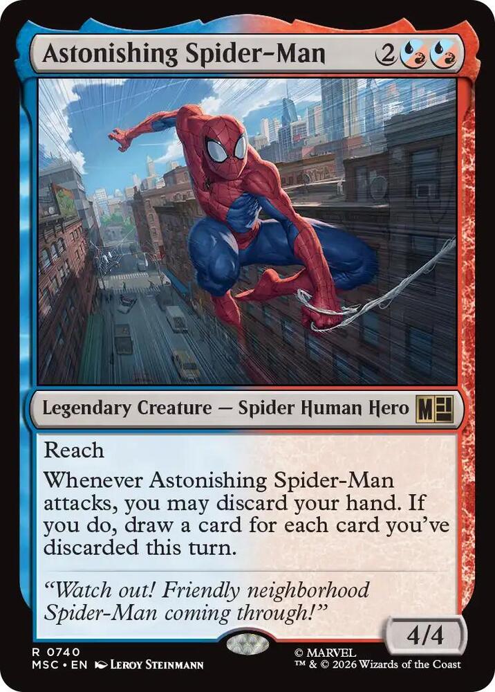Astonishing Spider-Man 740 (Commander: Marvel Super Heroes)  - Foil | Good Games Cannington