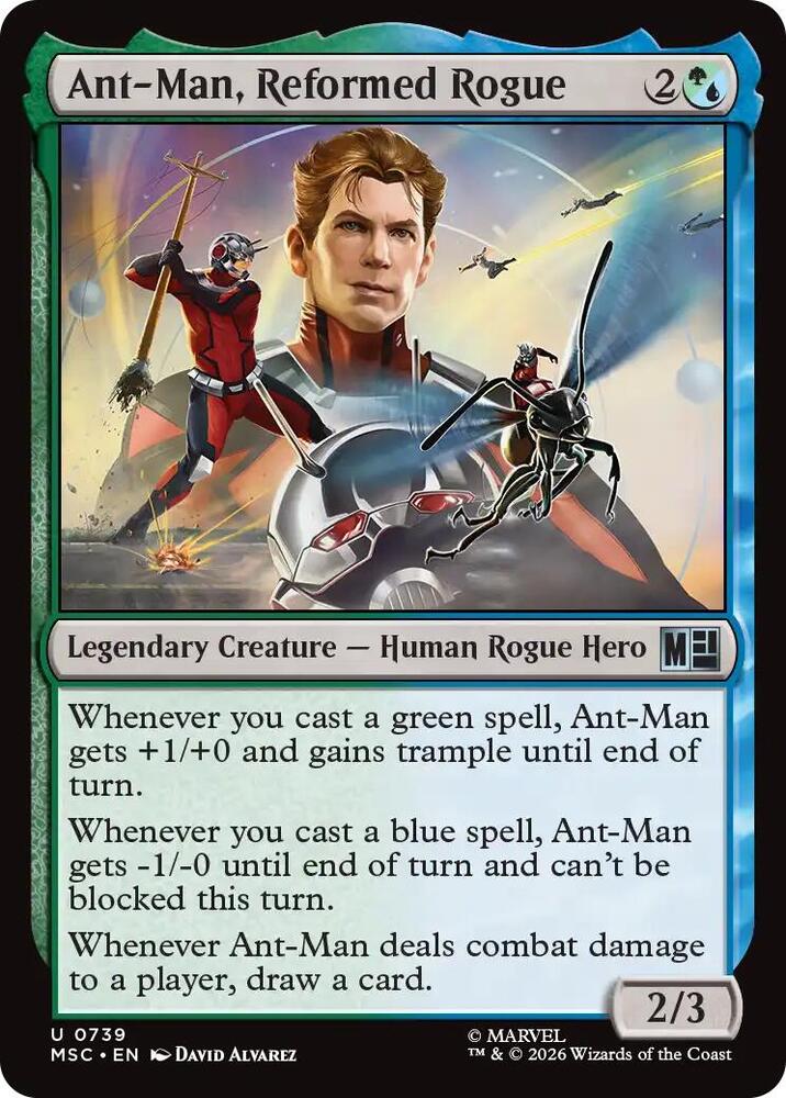 Ant-Man, Reformed Rogue 739 (Commander: Marvel Super Heroes)  - Foil | Good Games Cannington