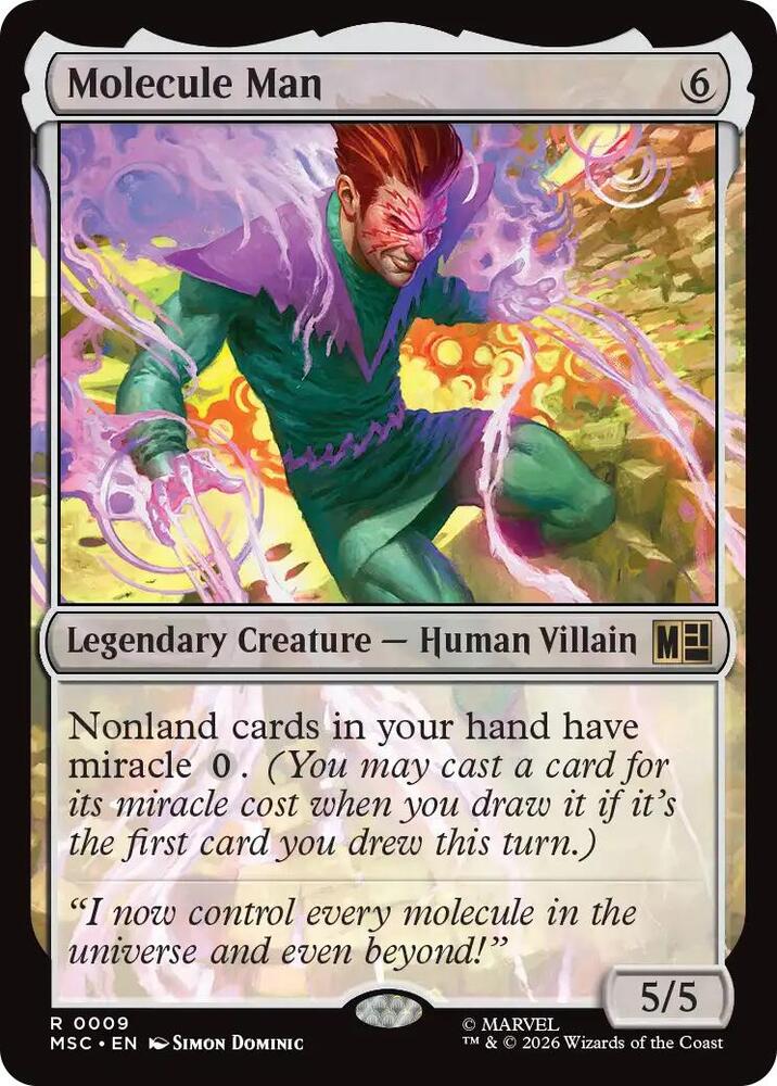 Molecule Man 9 (Commander: Marvel Super Heroes)  | Good Games Cannington