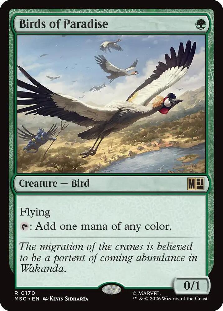 Birds of Paradise 170 (Commander: Marvel Super Heroes)  | Good Games Cannington