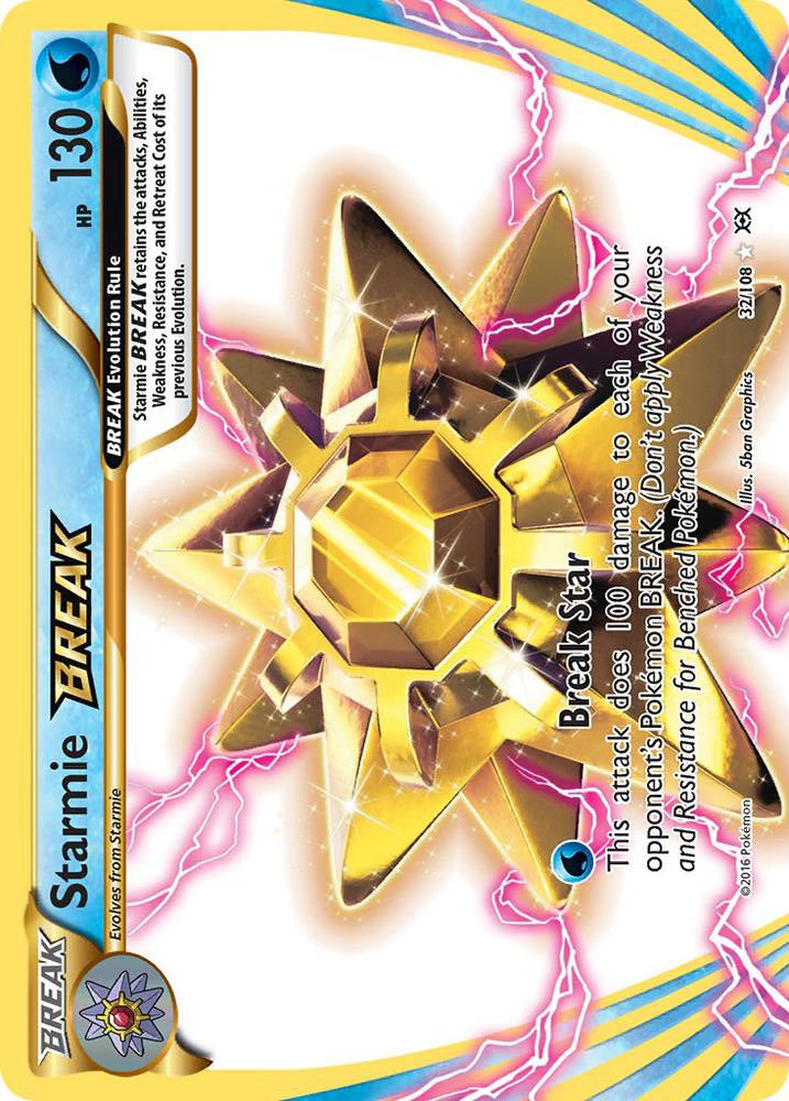 Starmie BREAK 32/108 (XY - Evolutions)  - Holofoil | Good Games Cannington