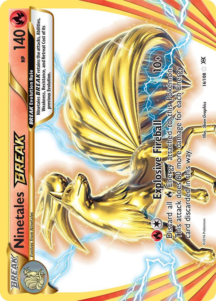 Ninetales BREAK 16/108 (XY - Evolutions)  - Holofoil | Good Games Cannington