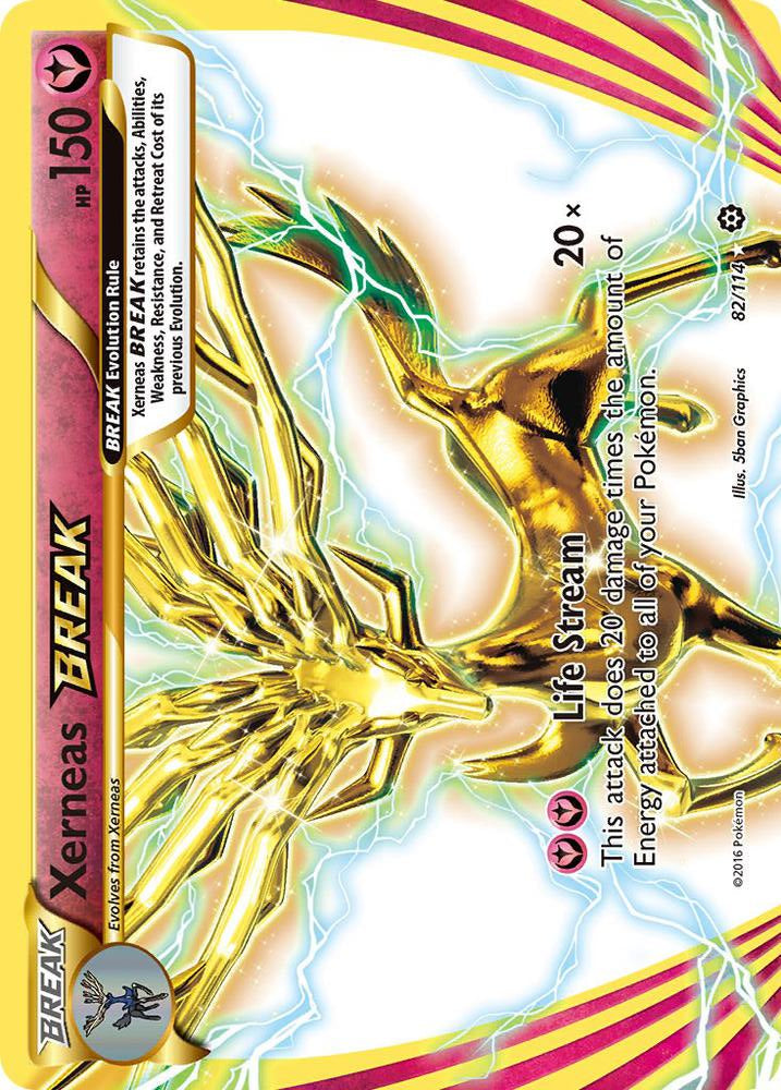 Xerneas BREAK 82/114 (XY - Steam Siege)  - Holofoil | Good Games Cannington