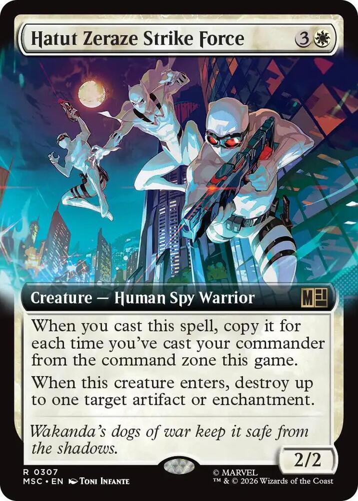 Hatut Zeraze Strike Force Extended Art 307 (Commander: Marvel Super Heroes)  - Extended Art | Good Games Cannington