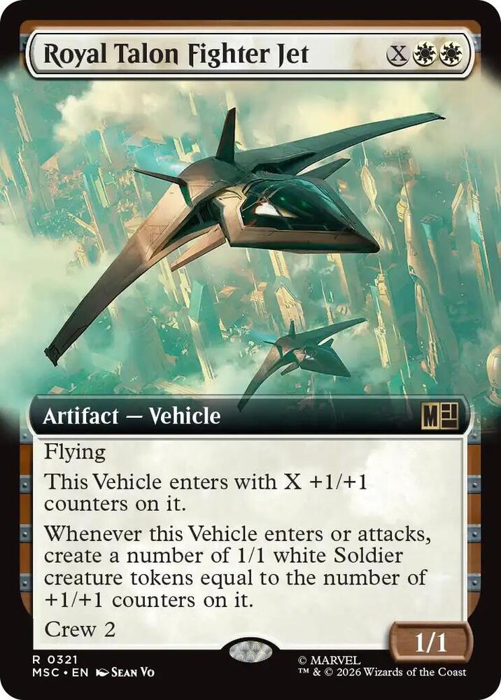 Royal Talon Fighter Jet Extended Art 321 (Commander: Marvel Super Heroes)  - Extended Art | Good Games Cannington