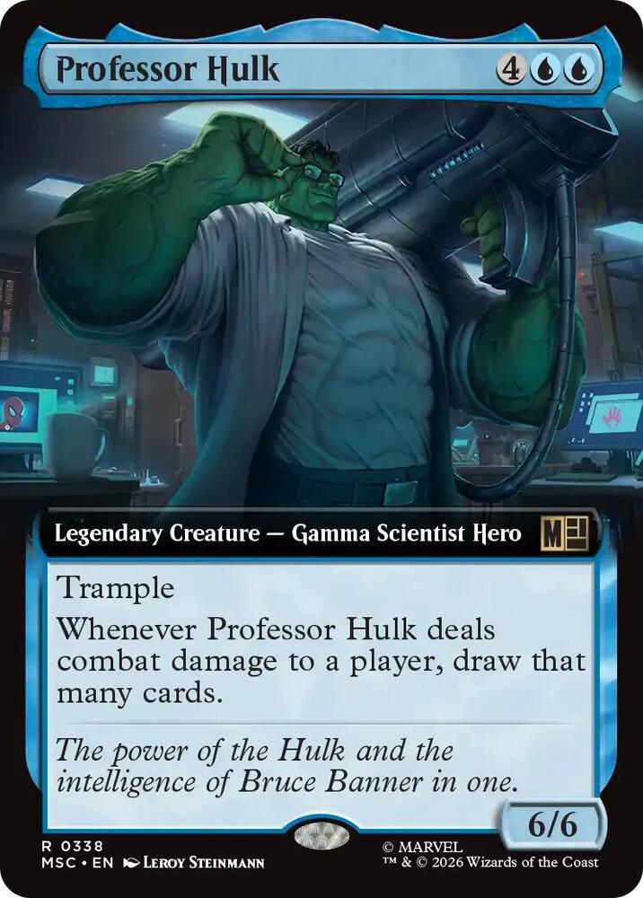 Professor Hulk Extended Art 338 (Commander: Marvel Super Heroes)  - Extended Art | Good Games Cannington