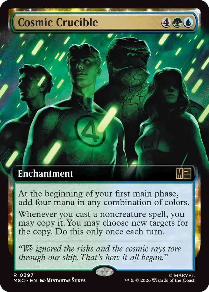 Cosmic Crucible 397 (Commander: Marvel Super Heroes)  - Extended Art | Good Games Cannington