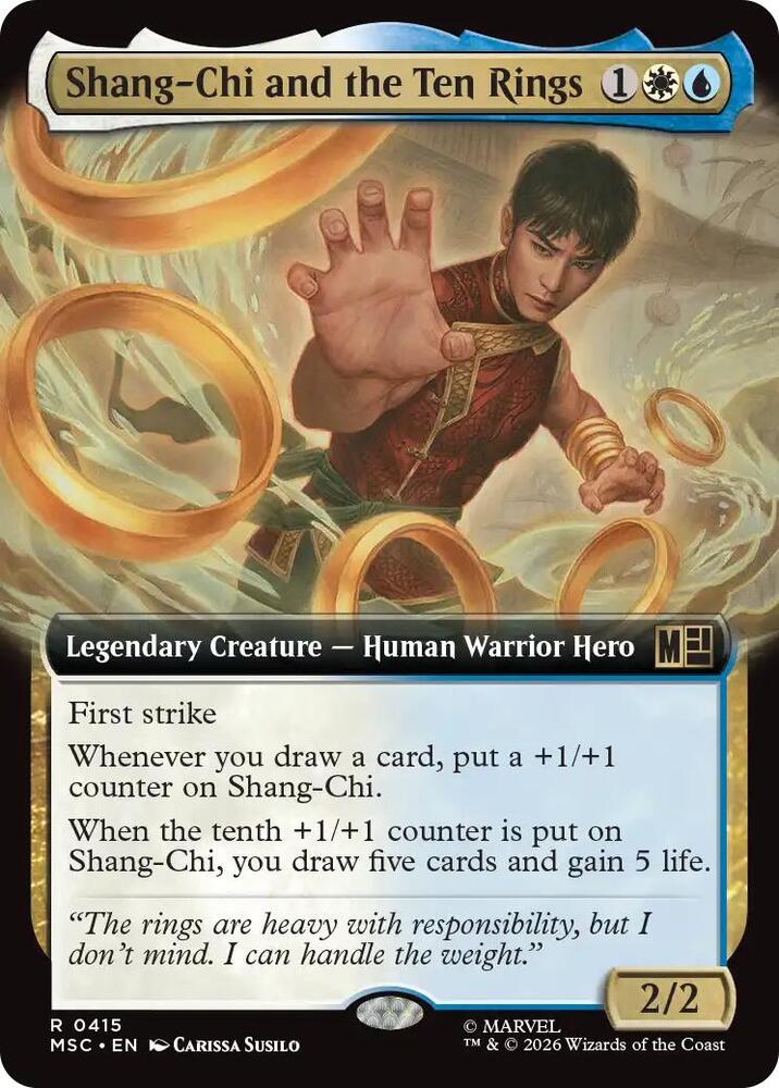 Shang Chi and the Ten Rings Extended Art 415 (Commander: Marvel Super Heroes)  - Extended Art | Good Games Cannington