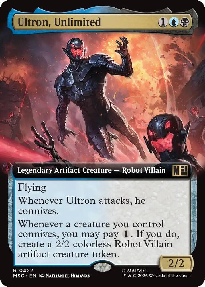 Ultron Unlimited Extended Art 422 (Commander: Marvel Super Heroes)  - Extended Art | Good Games Cannington