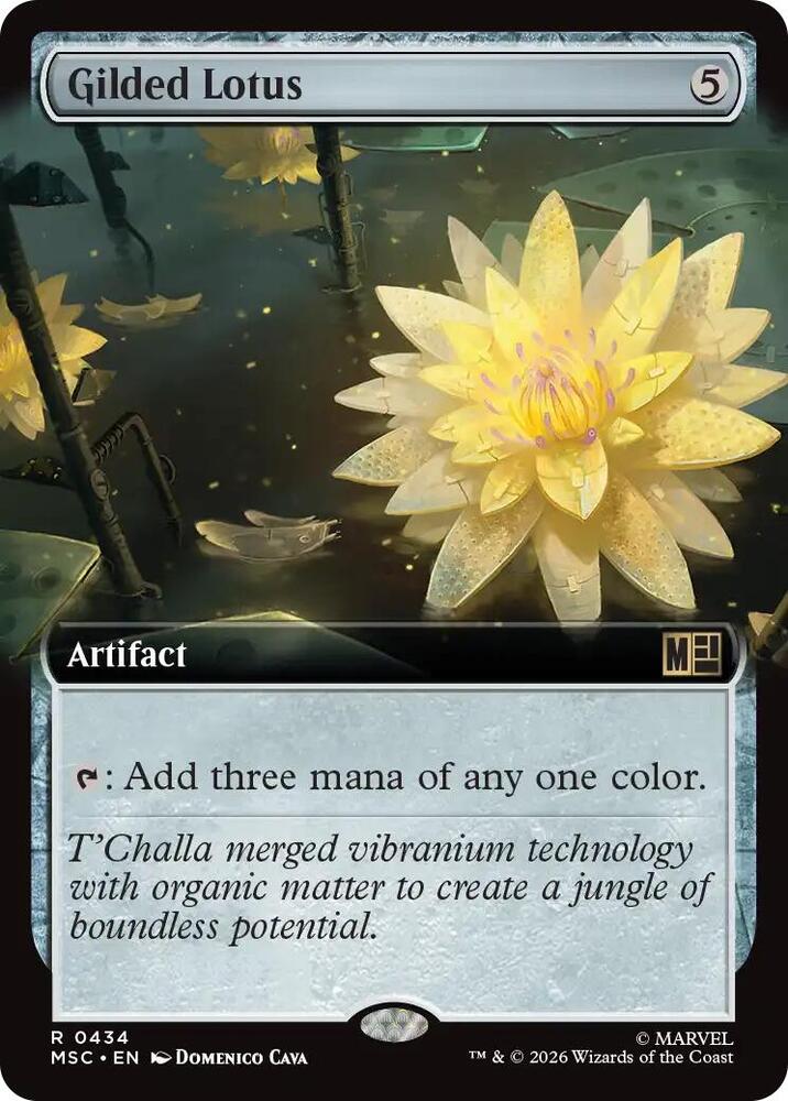 Gilded Lotus Extended Art 434 (Commander: Marvel Super Heroes)  - Extended Art | Good Games Cannington