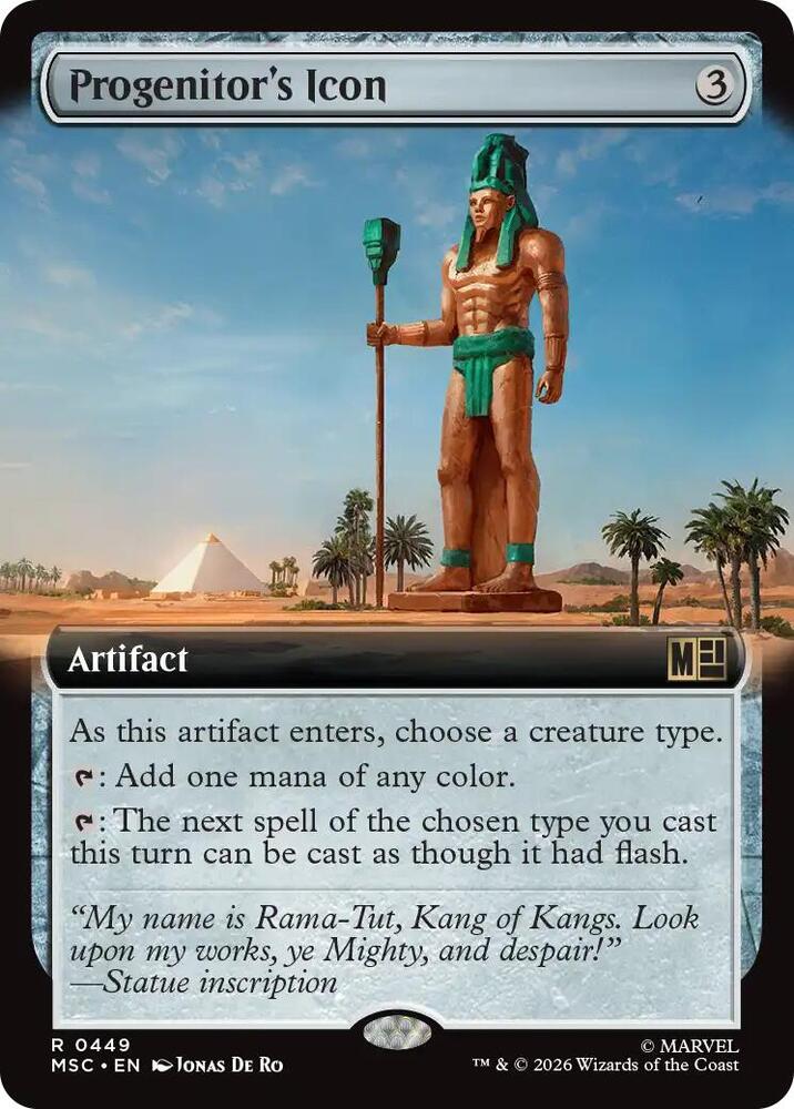 Progenitors Icon Extended Art 449 (Commander: Marvel Super Heroes)  - Extended Art | Good Games Cannington