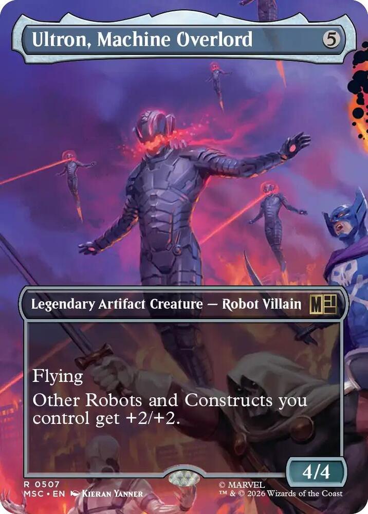 Ultron, Machine Overlord 507 (Commander: Marvel Super Heroes)  - Borderless | Good Games Cannington