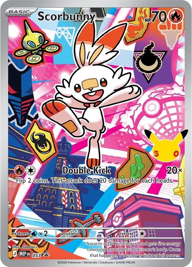Scorbunny 053 (ME: Mega Evolution Promo)  - Holofoil | Good Games Cannington