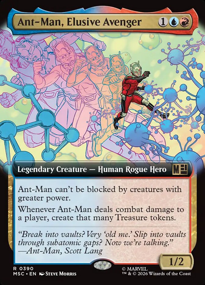 Ant Man Elusive Avenger Extended Art 390 (Commander: Marvel Super Heroes)  - Extended Art | Good Games Cannington