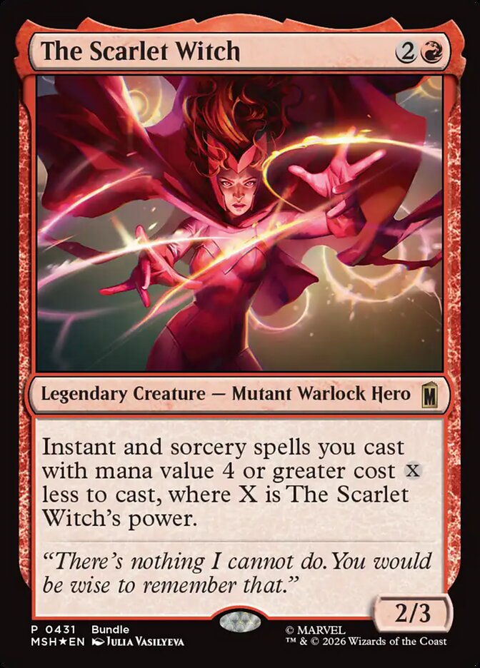 The Scarlet Witch 431 (Unique and Miscellaneous Promos)  - Foil | Good Games Cannington