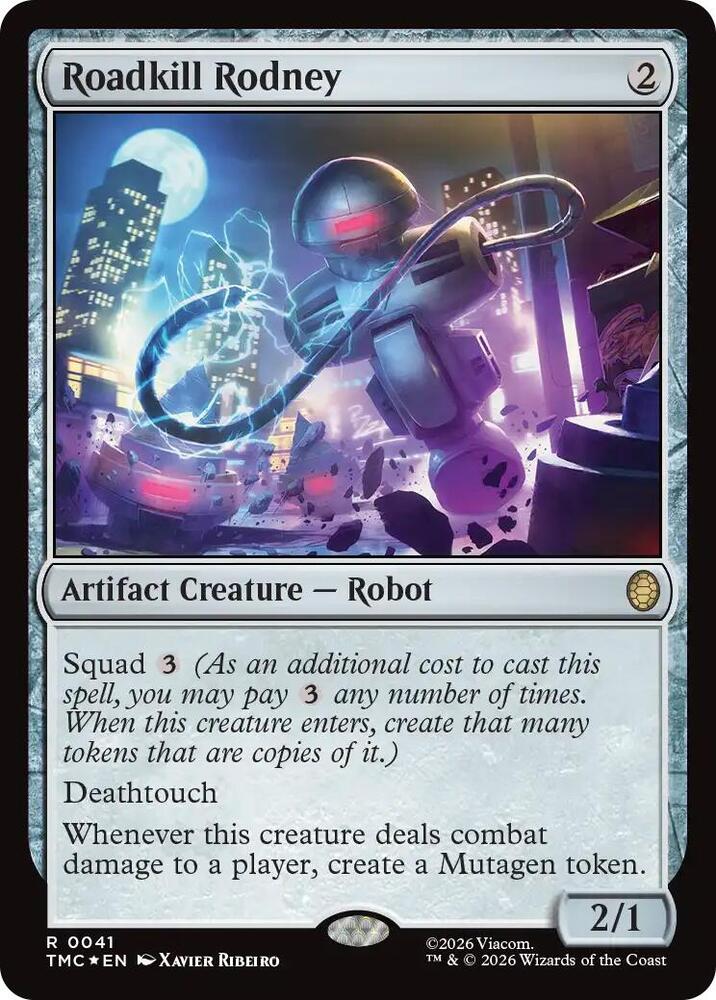 Roadkill Rodney Surge Foil 41 (Commander: Teenage Mutant Ninja Turtles)  - Foil | Good Games Cannington