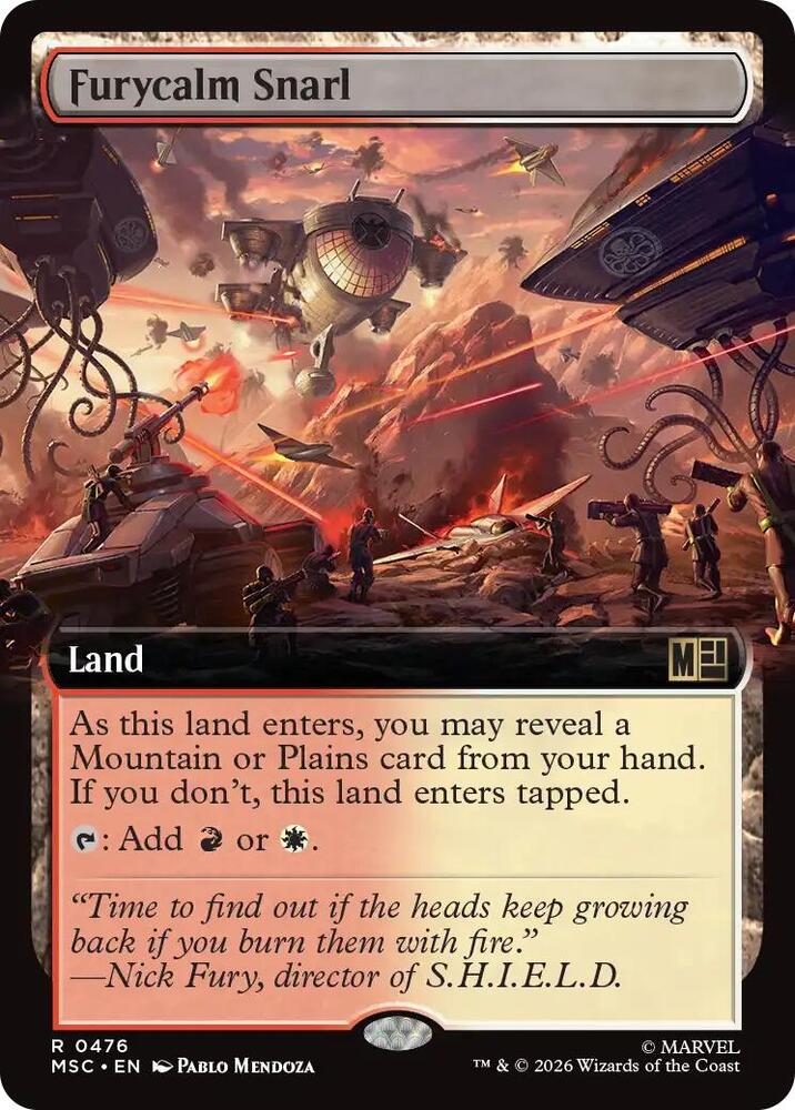 Furycalm Snarl Extended Art 476 (Commander: Marvel Super Heroes)  | Good Games Cannington