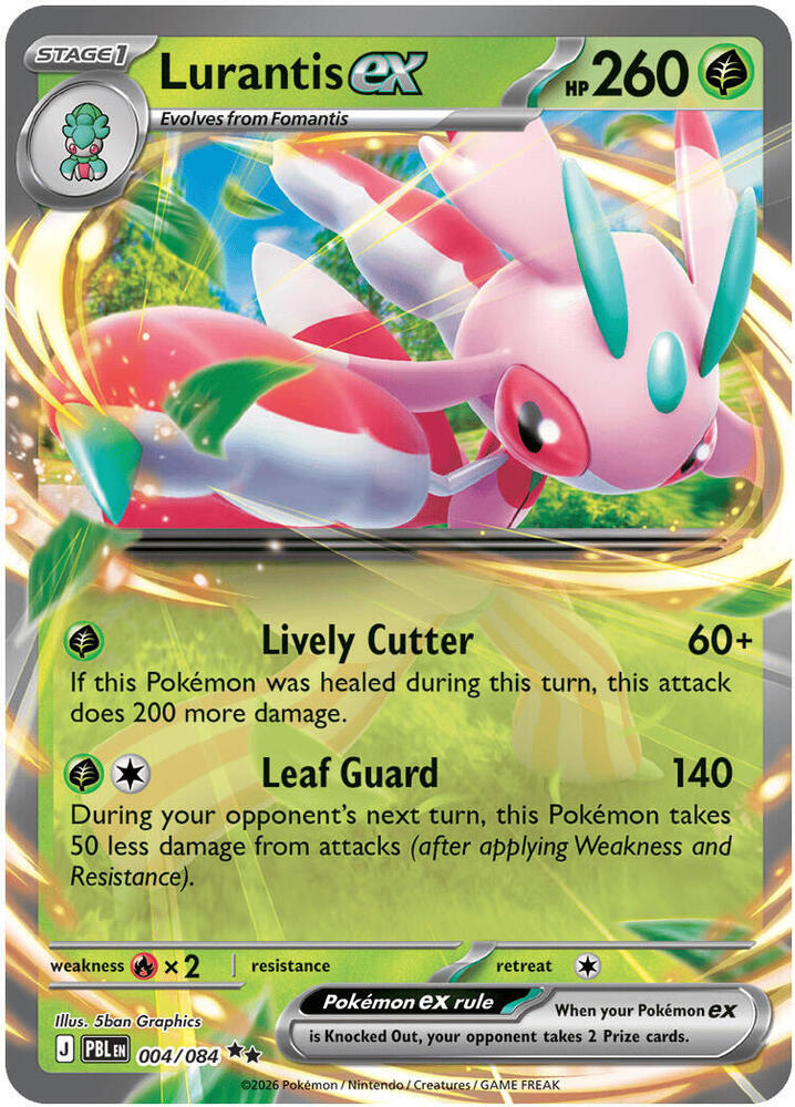 Lurantis ex 004/084 (ME05: Pitch Black)  - Holofoil | Good Games Cannington
