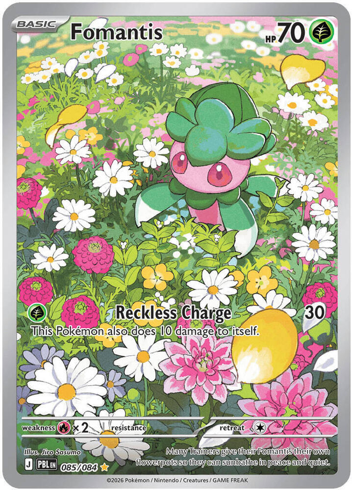 Fomantis 085/084 (ME05: Pitch Black)  - Holofoil | Good Games Cannington
