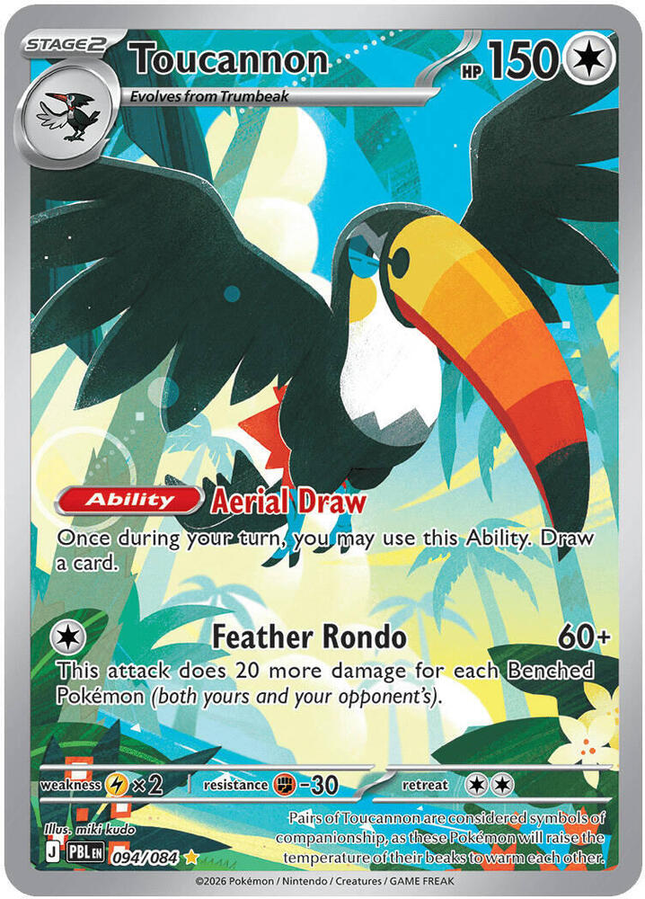 Toucannon 094/084 (ME05: Pitch Black)  - Holofoil | Good Games Cannington