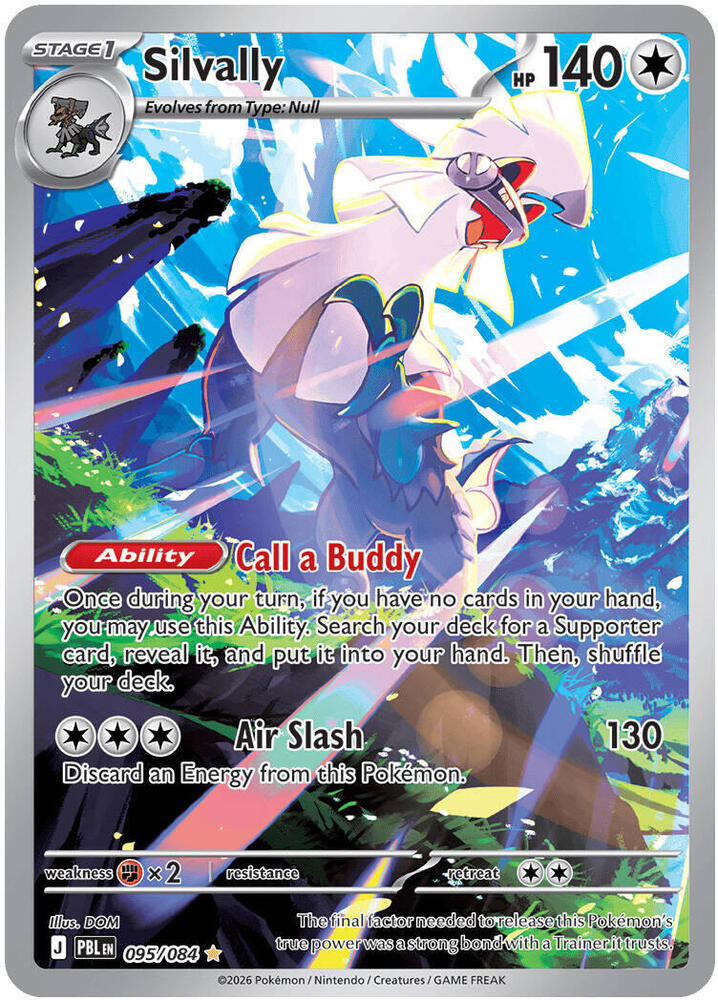 Silvally 095/084 (ME05: Pitch Black)  - Holofoil | Good Games Cannington