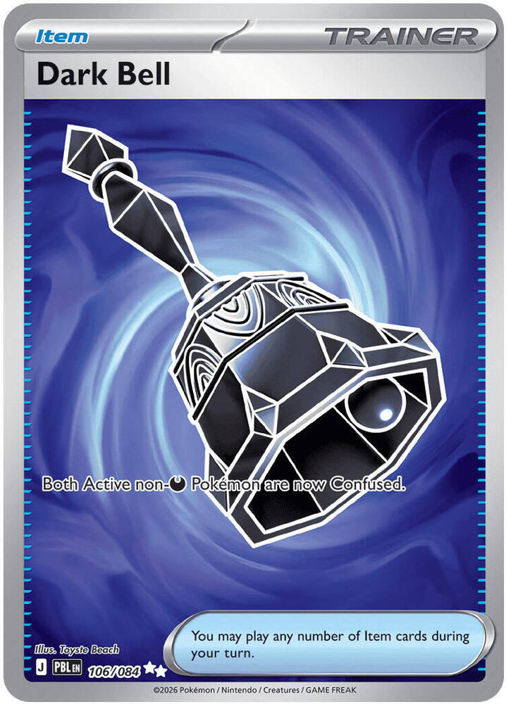 Dark Bell 106/084 (ME05: Pitch Black)  - Holofoil | Good Games Cannington