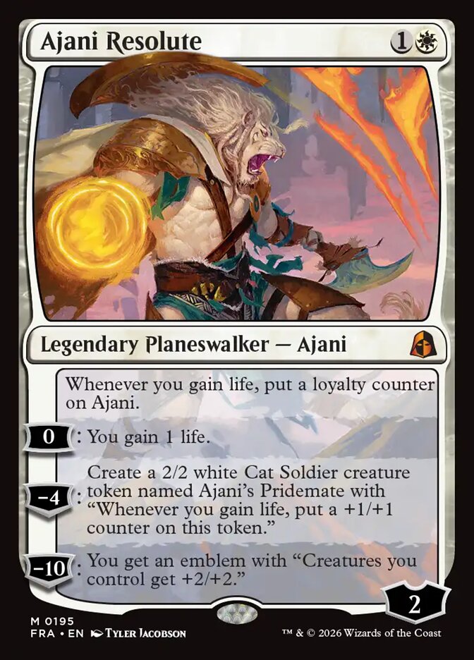 Ajani Resolute 195 (Reality Fracture)  | Good Games Cannington