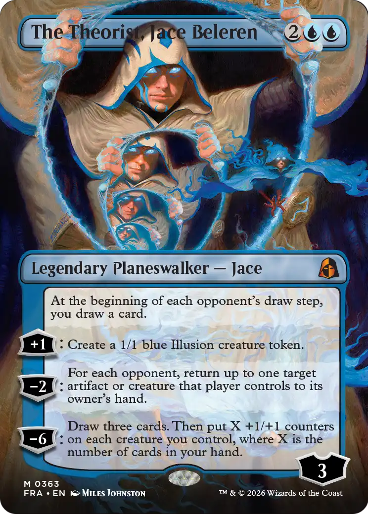 The Theorist, Jace Beleren 363 (Reality Fracture)  - Borderless | Good Games Cannington